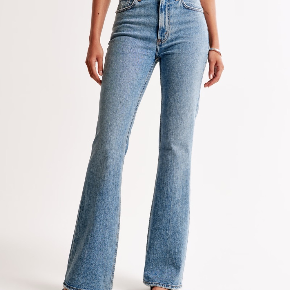 Abercrombie & Fitch Light Blue Flare Jeans